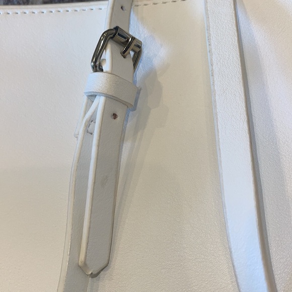 Zara Ivory Crossbody Bag with Metal Trim - Picture 12 of 12